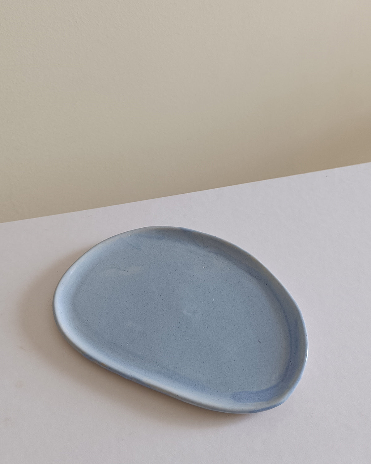 Small Plate in Plumbago