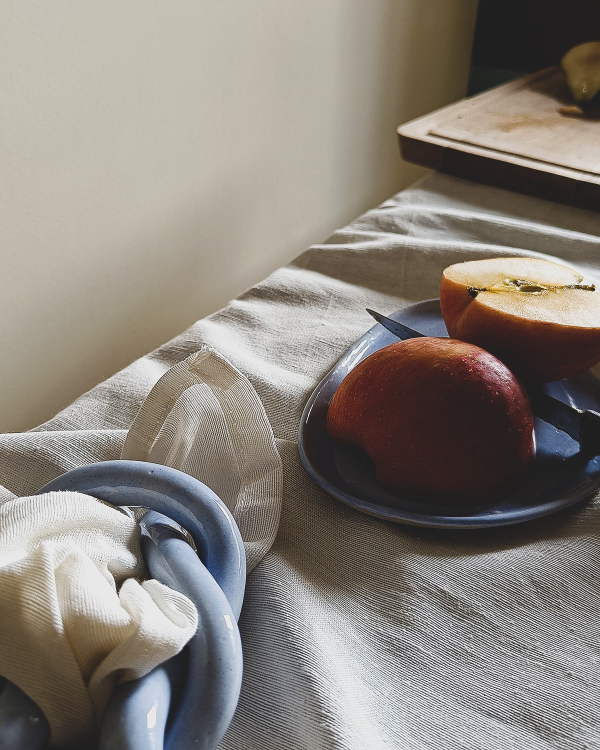 Small Plate in Plumbago