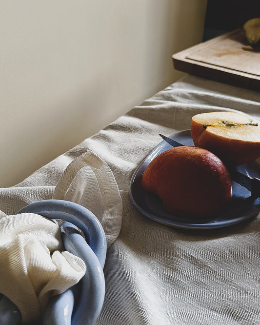 Small Plate in Plumbago